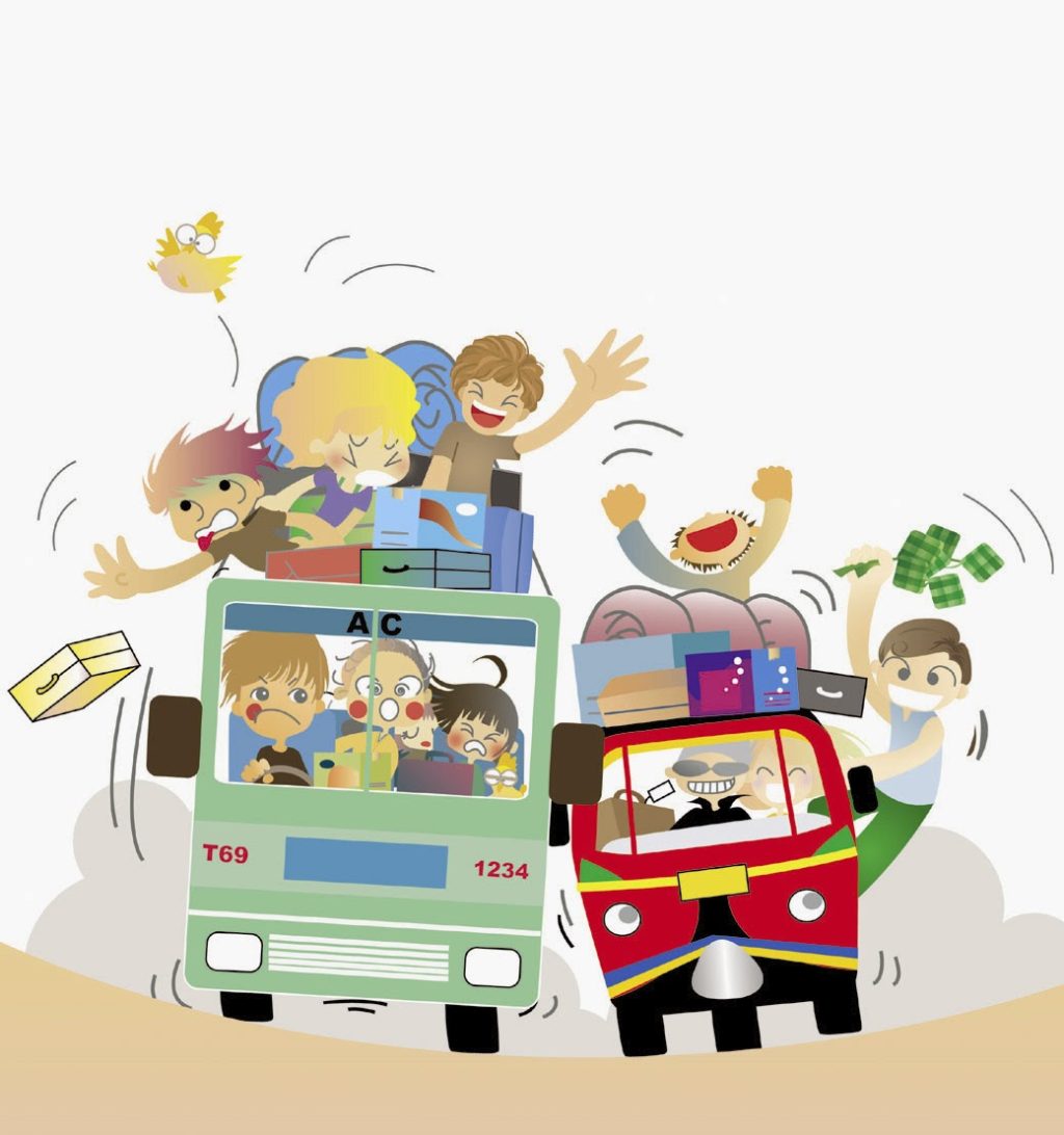 Gambar-Animasi-Lucu-Mudik-Lebaran-Pulang-Kampung-3